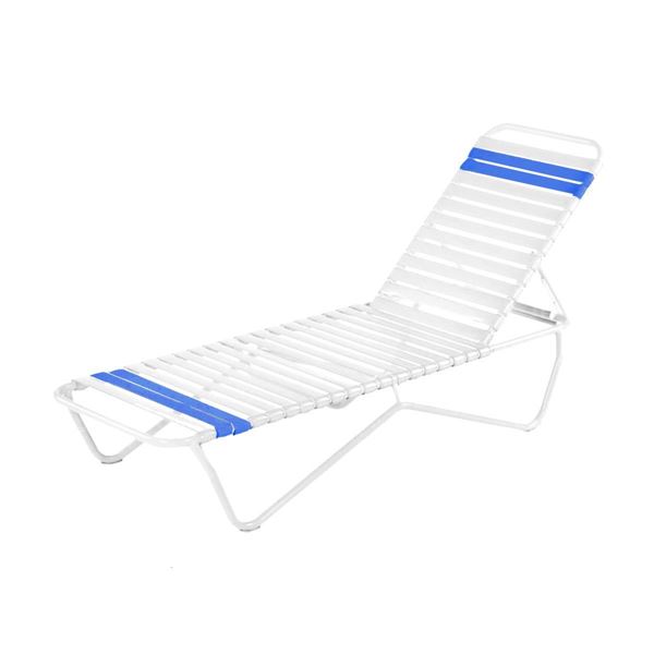 Quick Ship Pool Furniture Commercial St. Lucia Chaise Lounge Vinyl ...