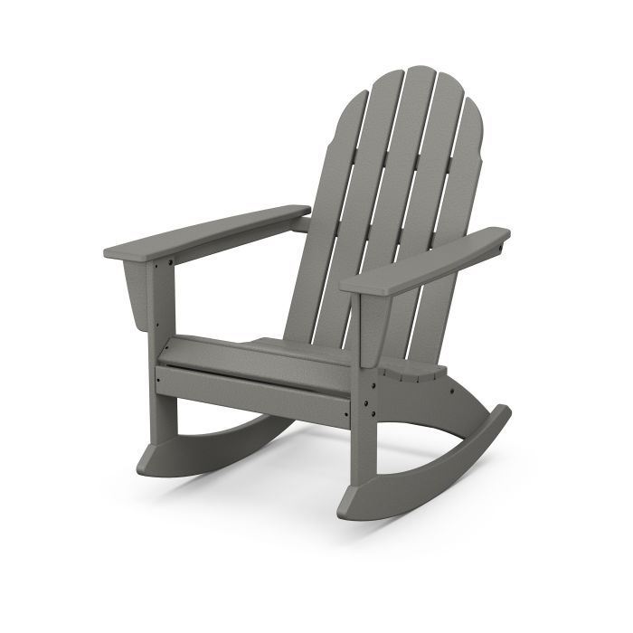 0024797 Polywood Vineyard Adirondack Rocking Chair Recycled Plastic 