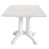 Atlanta 36” Square Pedestal Table With Umbrella Hole